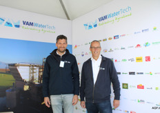 Eduard van Antwerpen en Maarten Heijne van VAM Watertech hebben kunnen heel wat referenties in de AGF-sector presenteren