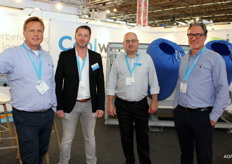 Jan Dehennin, Olivier vanderbiest, Damien Collard en Raf Vanbosch van Coolworld Rentals bvba.