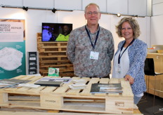 Sam Neyt en Claudia Voll van Foresco Pallets en Packaging.