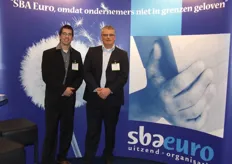 Jeroen van Wijk en Marc van Beek van uitzend- en organisatiebureau SBA Euro